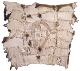 Figure 5 Muthi Muthi cloak, Possum Skin Cloak Project. Copyright Michael Carver. [possum skin cloak]