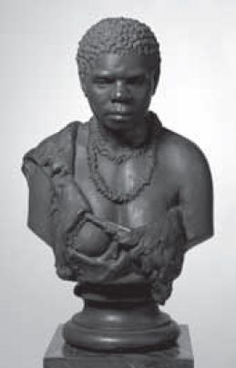 Benjamin Law, ‘Trucaninny, wife of Woureddy’. Painted plaster sculpture, 1836. National Gallery of Australia, Canberra. [plaster sculpture]